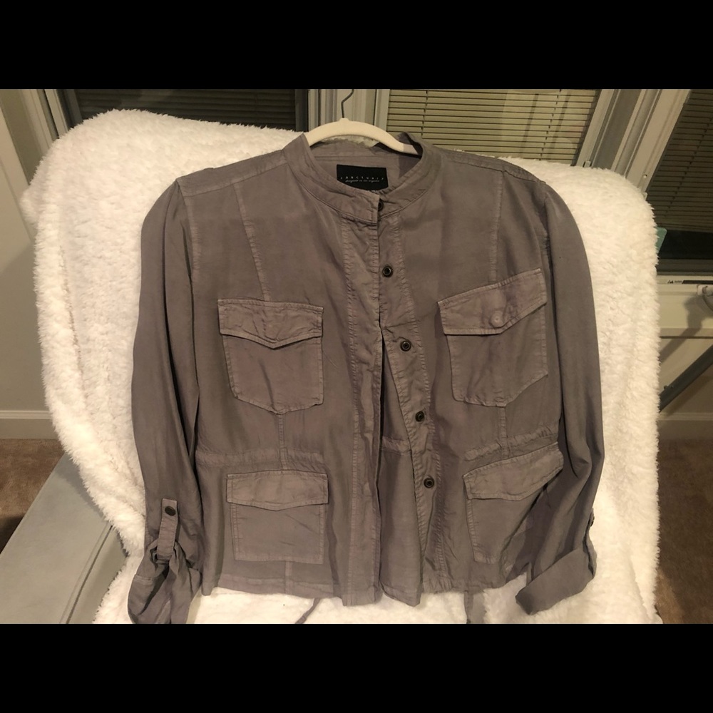 Green khaki shirt like new